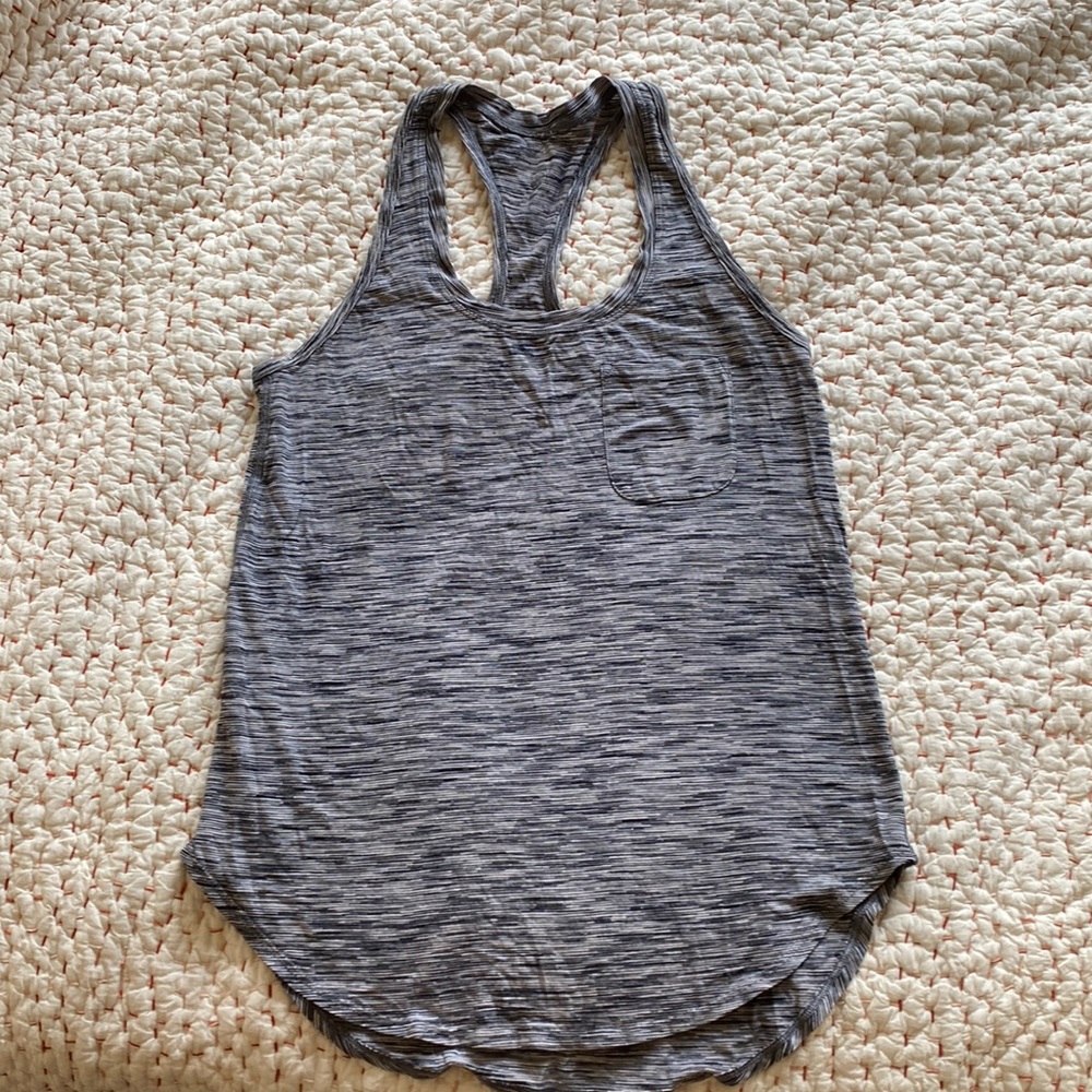 Lululemon Grey Love Racerback Tank Size 4